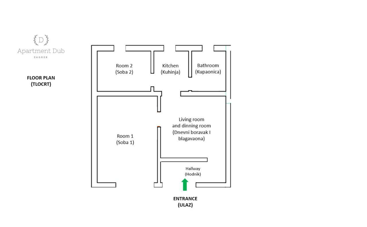 Dub Apartments Zagreb - Free Parking Rom bilde